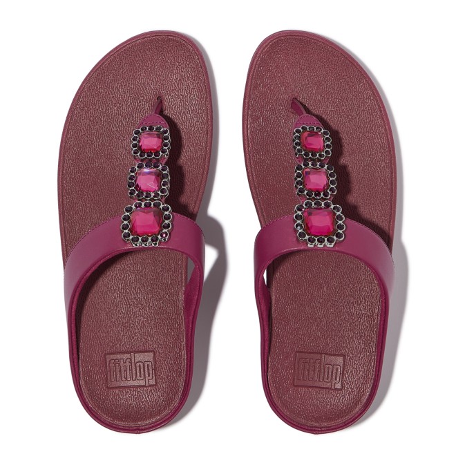 Fitflop Fino Crystal-Jewel Toe-Post Sandals (SKU: 228-415-48-3)