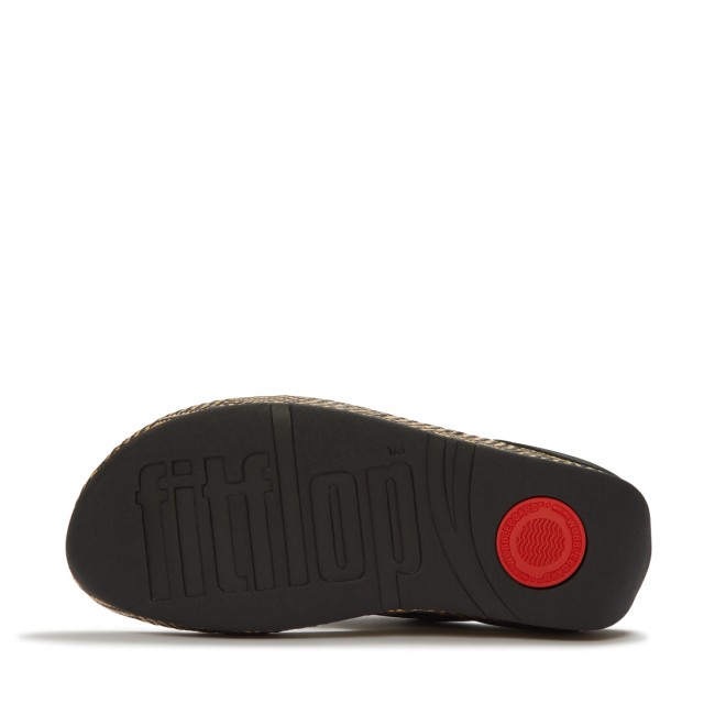 Fitflop Lulu Lux Graphic-Weave Leather Toe-Post Sandals (SKU: 228-438-11-3)