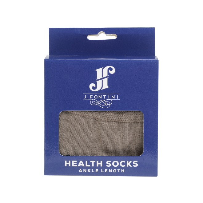 J.Fontini Men Light-grey Half Length Socks (SKU: 23-29-59-10)