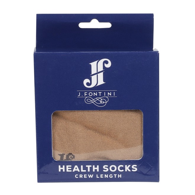 J.Fontini Men Beige Full Length Socks (SKU: 23-31-20-10)