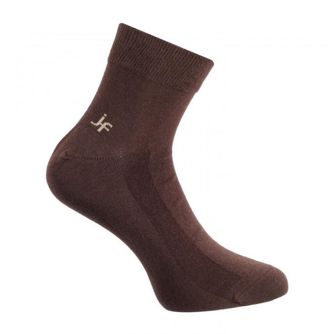 Mochi Men Brown Socks Half Length