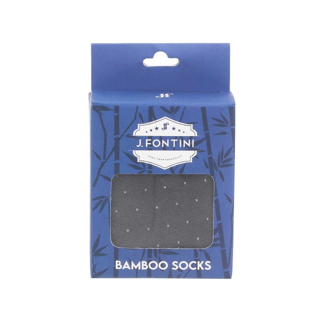 Mochi Men Grey Socks Half Length (SKU: 23-7606-14-10)