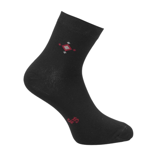 Men Black Socks Half Length