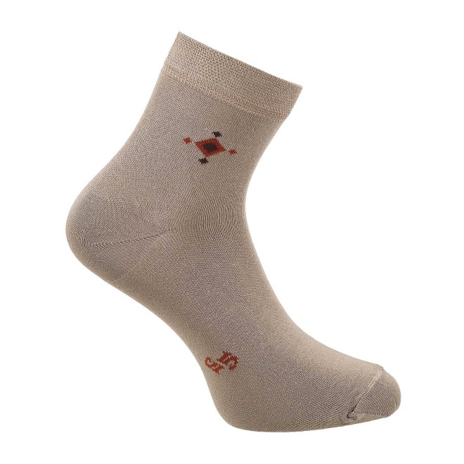 Mochi Men Khaki Socks Half Length
