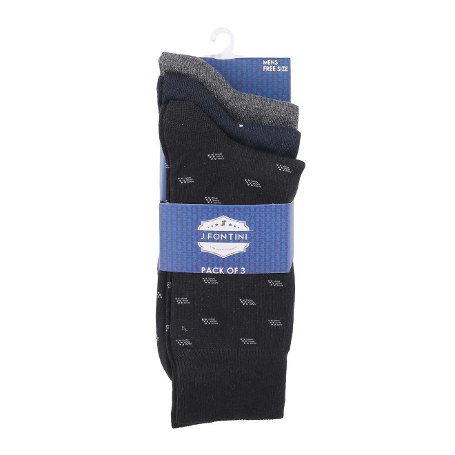 Mochi Men Assorted Full Length Socks Pack of 3 (SKU: 23-7610-30-10)