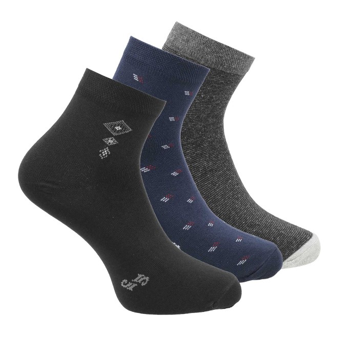 Mochi Men Assorted Half Length Socks Pack of 3