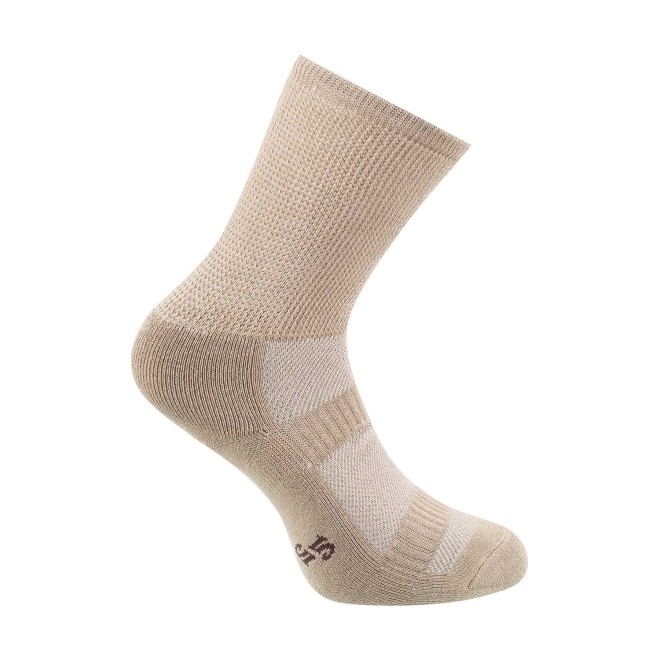 Men Beige Socks Half Length