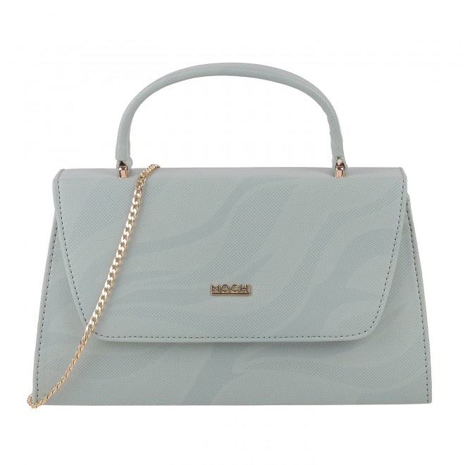 Mochi Women Light-Green Hand Bags Satchel Bags
