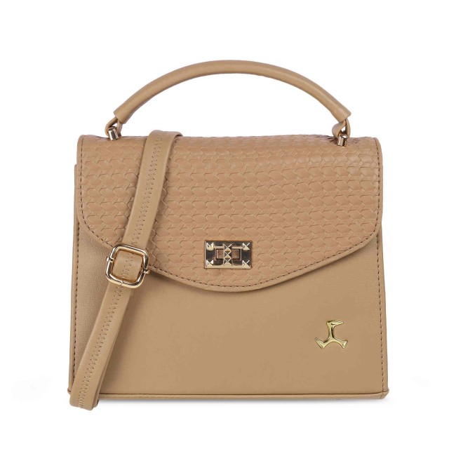 Mochi Women Beige Casual Satchels (SKU: 230-57-20-10)