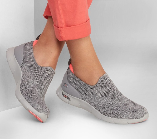 Skechers Women Grey Sports Walking Shoes (SKU: 239-104164-14-6)