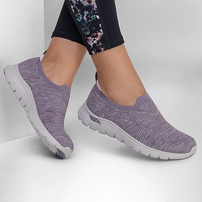 Skechers Women Purple Sports Slip Ons (SKU: 239-104371-26-6)