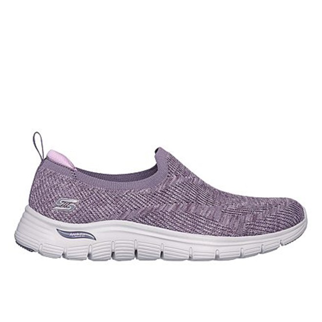 Skechers Women Purple Sports Slip Ons