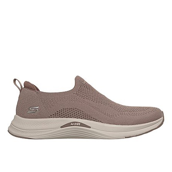 Skechers Women Beige Sports Slip Ons
