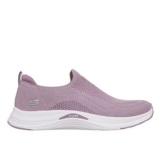 Skechers Women Purple Sports Slip Ons