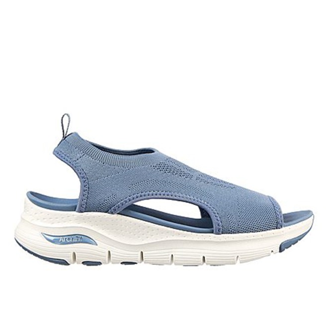 Skechers Women Blue-multi Sports Sandals