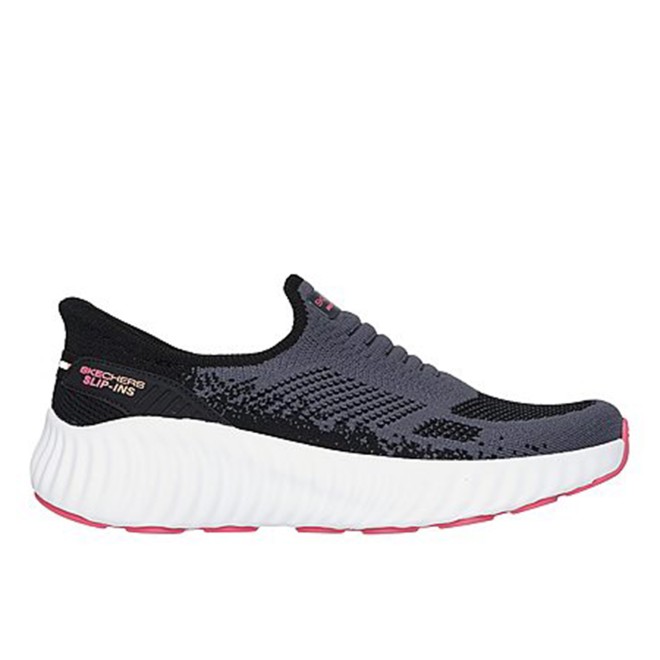 Skechers Women Black Sports Slip Ons