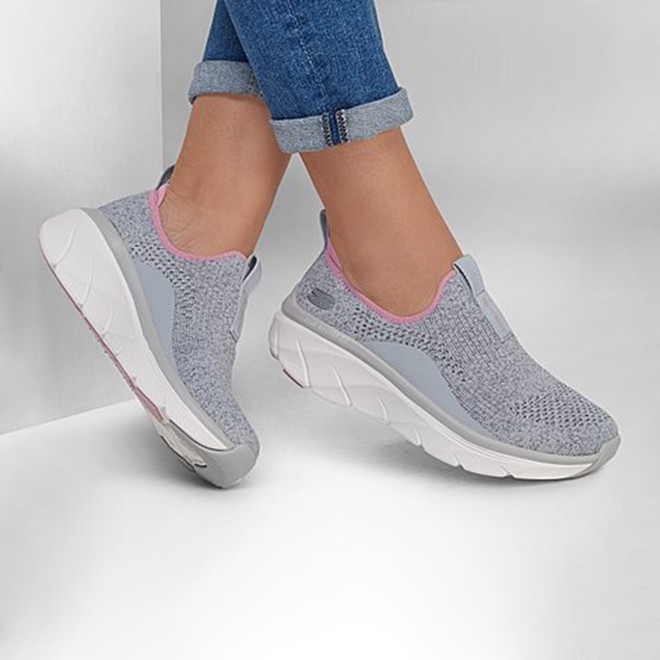 Skechers Women Grey Sports Slip Ons (SKU: 239-150092-14-6)