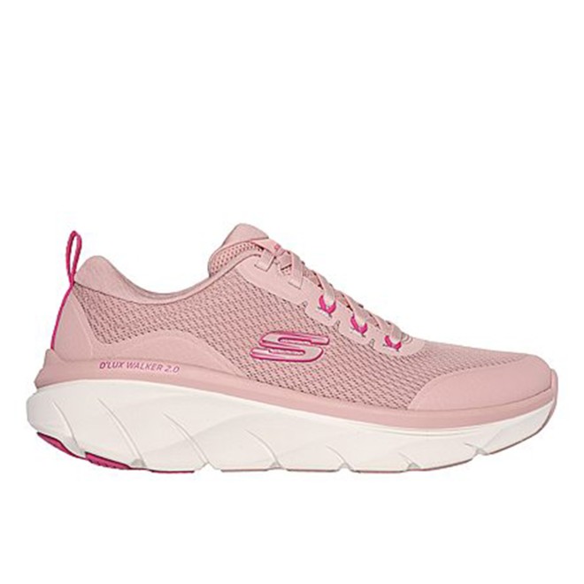 Skechers Women Pink-suede Sports Slip Ons