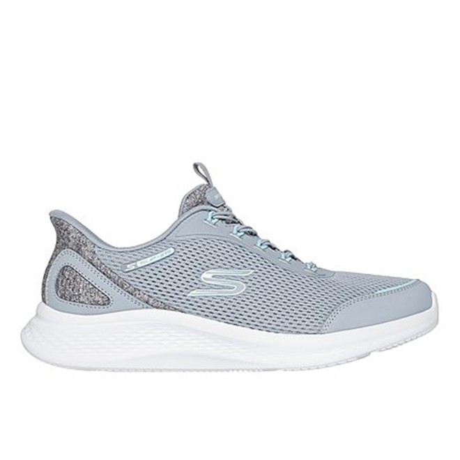 Skechers Women Grey Sports Slip Ons