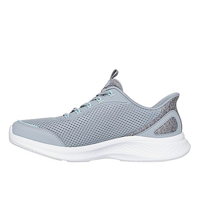 Skechers Women Grey Sports Slip Ons (SKU: 239-150624-14-6)