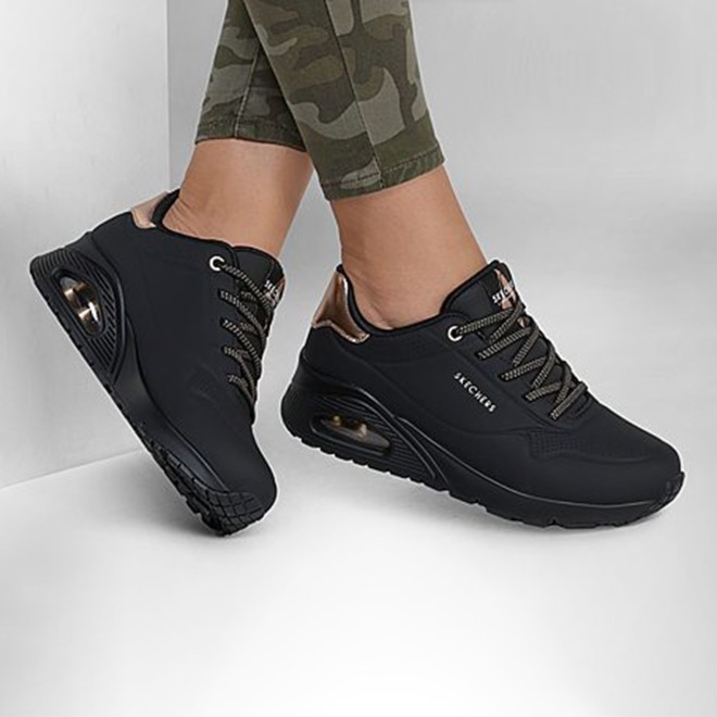 Skechers Women Black Sports Sneakers (SKU: 239-155196-11-6)