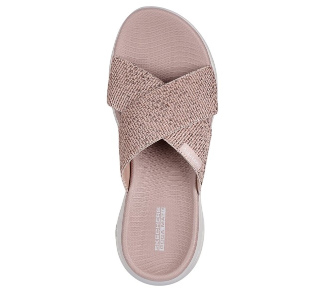 Skechers Women Rose-gold Casual Slip Ons (SKU: 239-162590-52-6)