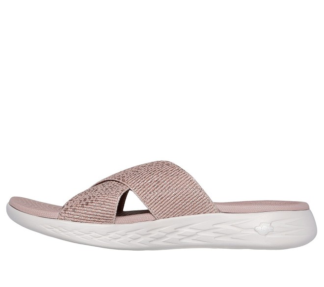 Skechers Women Rose-gold Casual Slip Ons (SKU: 239-162590-52-6)