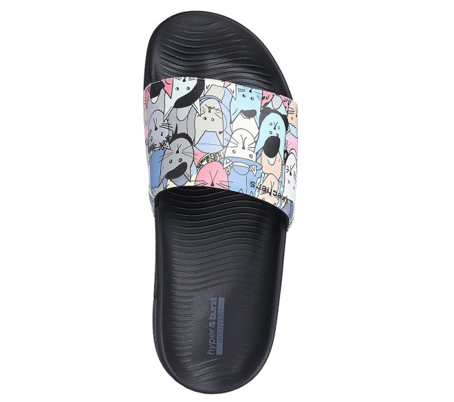 Skechers Women Black-multi Casual Slip Ons (SKU: 239-172025-53-6)