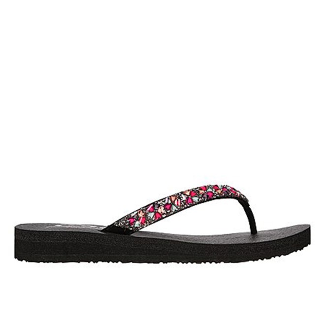 Skechers Women Black Sports Slippers