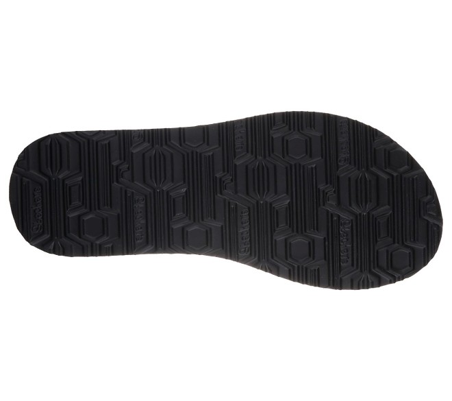 Skechers Women Black-suede Casual Sandals (SKU: 239-31560-34-6)