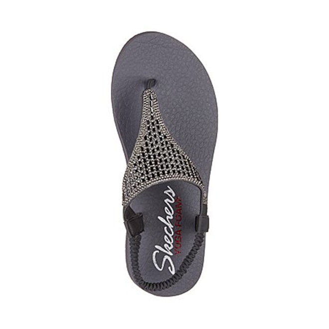 Skechers Women Grey-suede Sports Sandals (SKU: 239-31560-68-6)