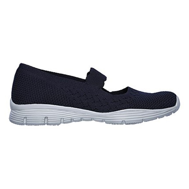 Skechers Women Blue-navy Sports Slip Ons
