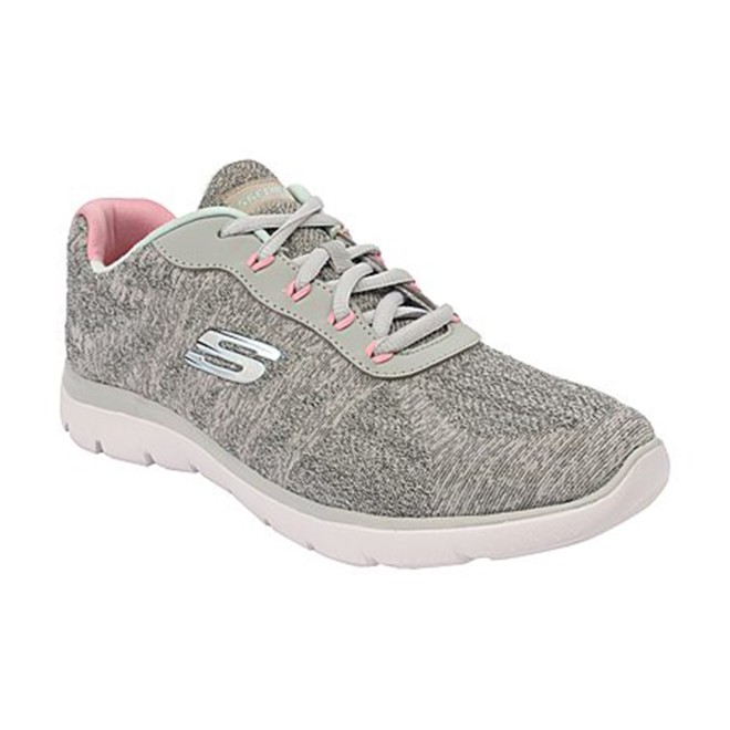 Skechers Women Grey Sports Lace Up (SKU: 239-896335-14-6)