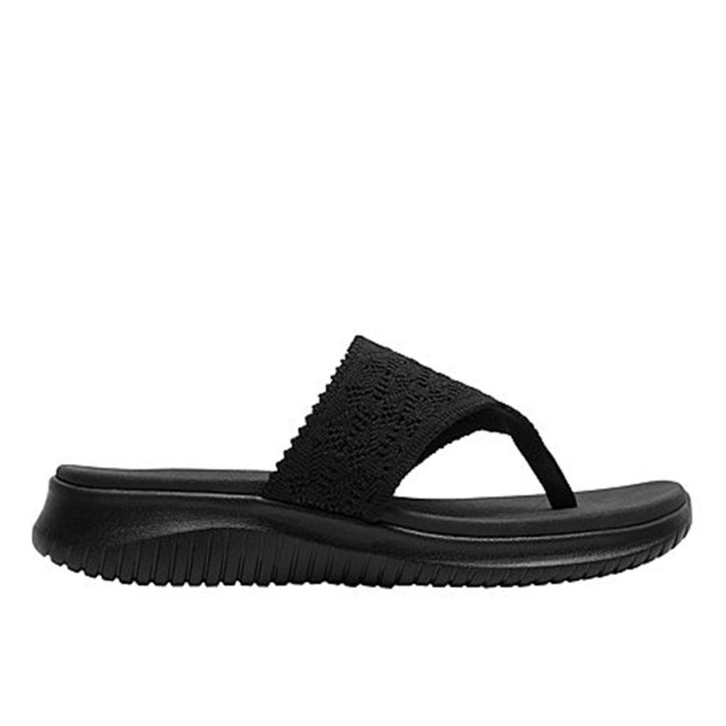 Skechers Women Black Sports Slippers