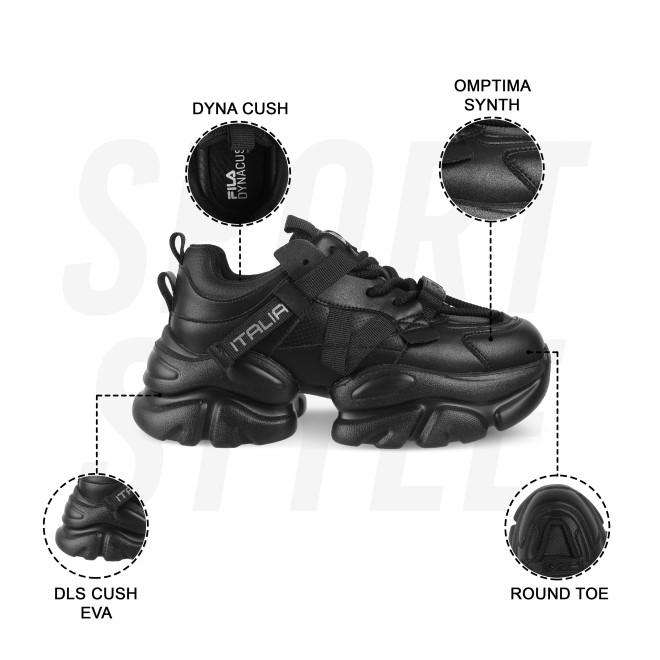 Fila Envi Halli Black Sneakers (SKU: 25-11011248-11-6)