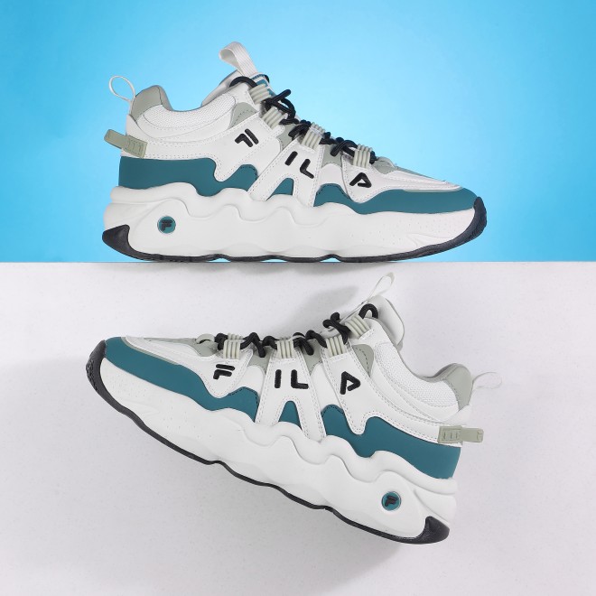 Fila Women White-Khaki Sports Walking Shoes (SKU: 25-11011260-2450-5)