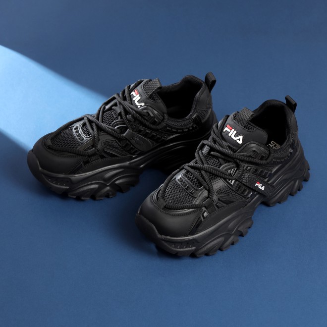 Fila Women Black Sports Walking Shoes