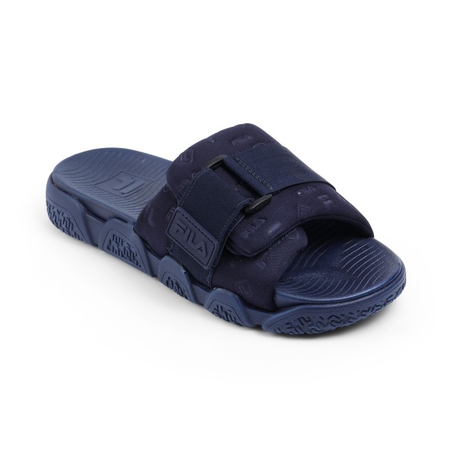 Fila Men Blue-navy Casual Slippers