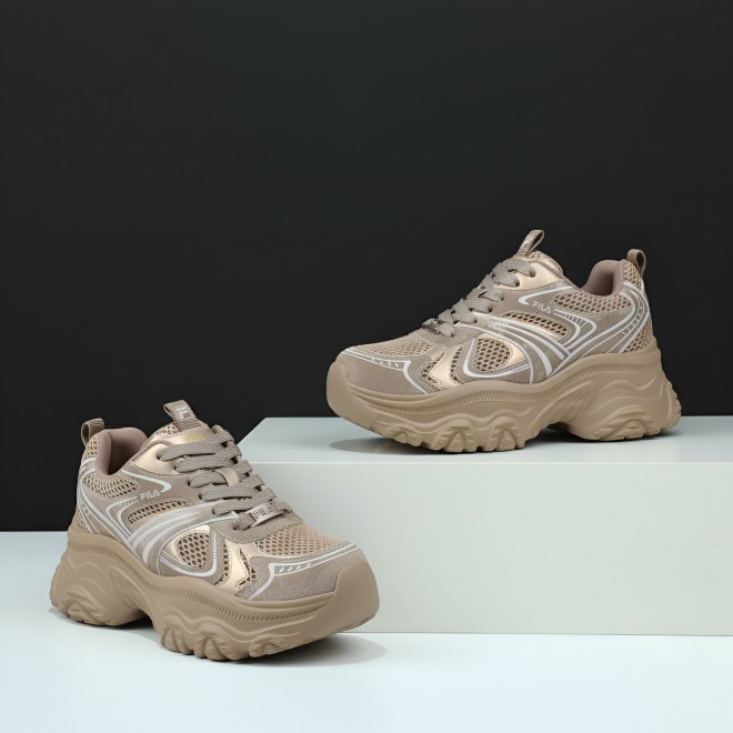 Fila Women Gold Sports Walking Shoes