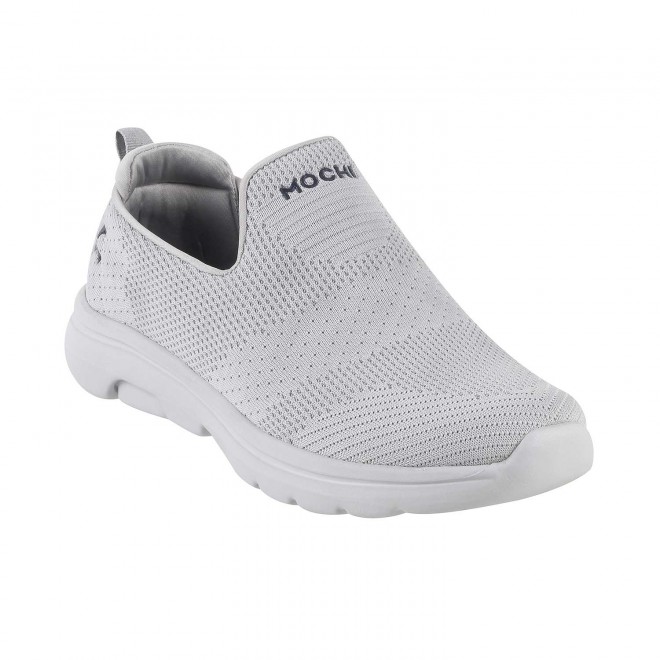 Men Grey Sports Walking Shoes