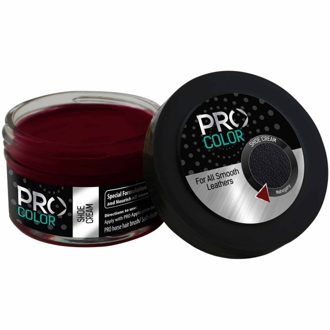 Pro Pro Color Shoe Cream 50ml Mahogany
