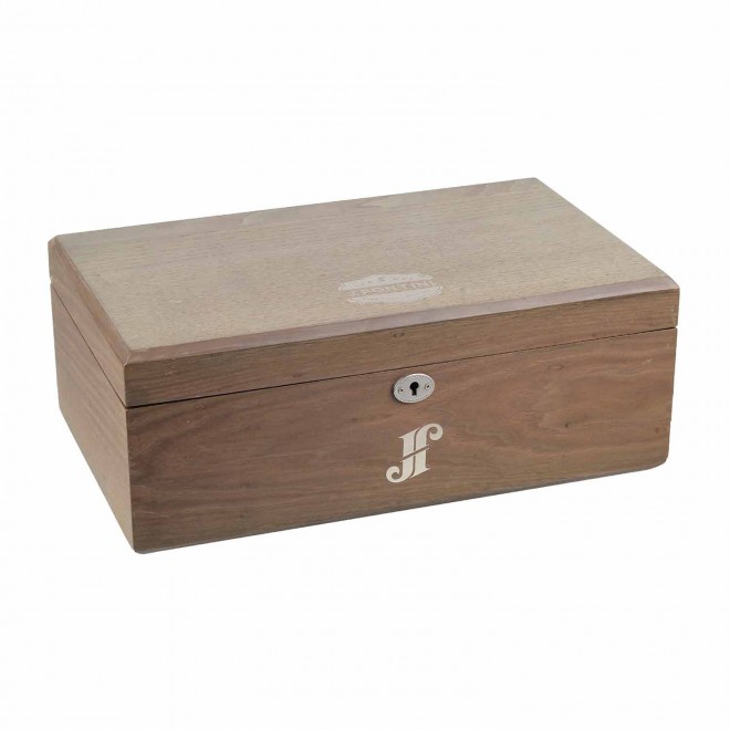 J.Fontini Men Grey Shoe Storage Box (SKU: 261-6438-14-44)