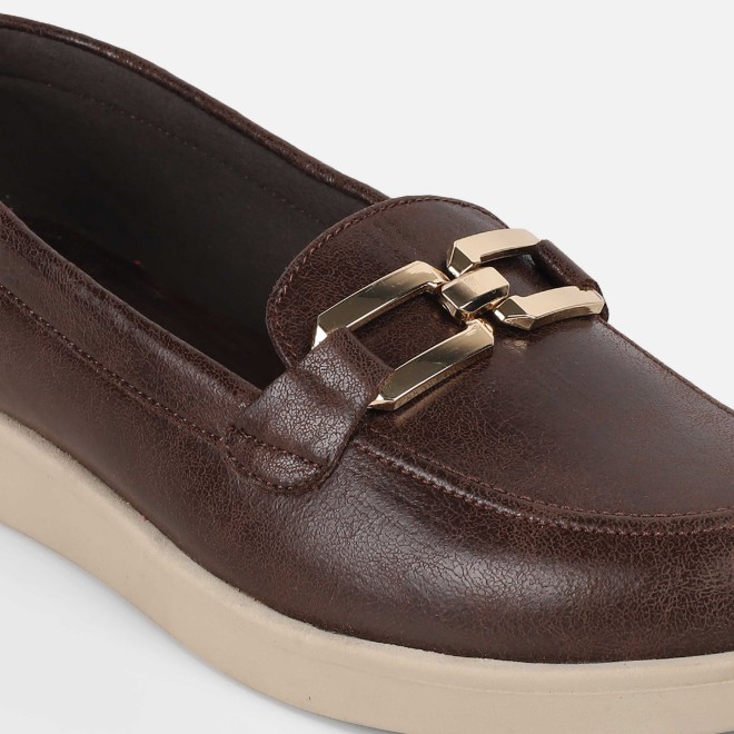Mochi Women Brown Casual Loafers (SKU: 31-1023-12-36)