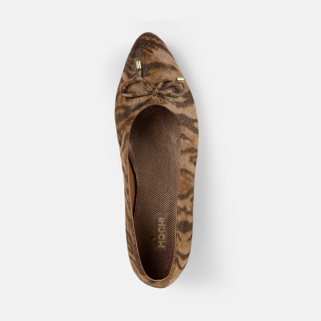 Mochi Women Brown Casual Ballerinas (SKU: 31-1024-12-36)