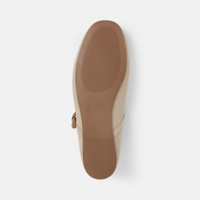 Mochi Women Beige Formal Ballerinas (SKU: 31-1025-20-36)