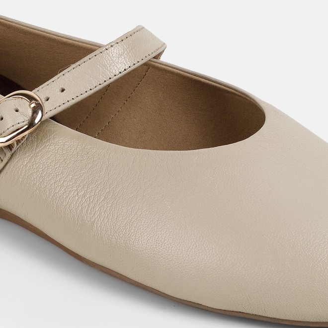 Mochi Women Beige Formal Ballerinas (SKU: 31-1025-20-36)