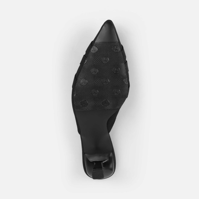 Mochi Women Black Formal Slip Ons (SKU: 31-1026-11-36)