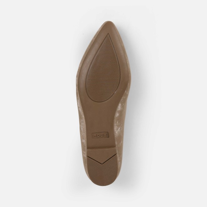 Mochi Women Beige Casual Ballerinas (SKU: 31-1027-20-36)