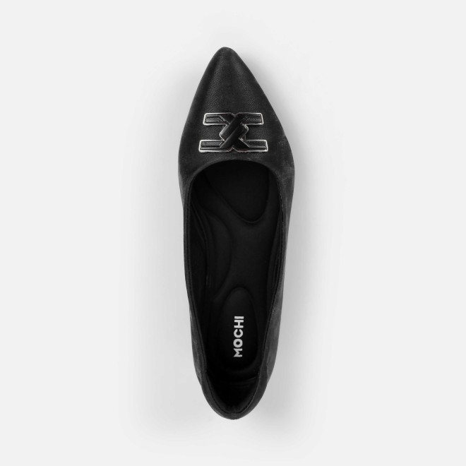 Mochi Women Black Casual Ballerinas (SKU: 31-1027-11-36)
