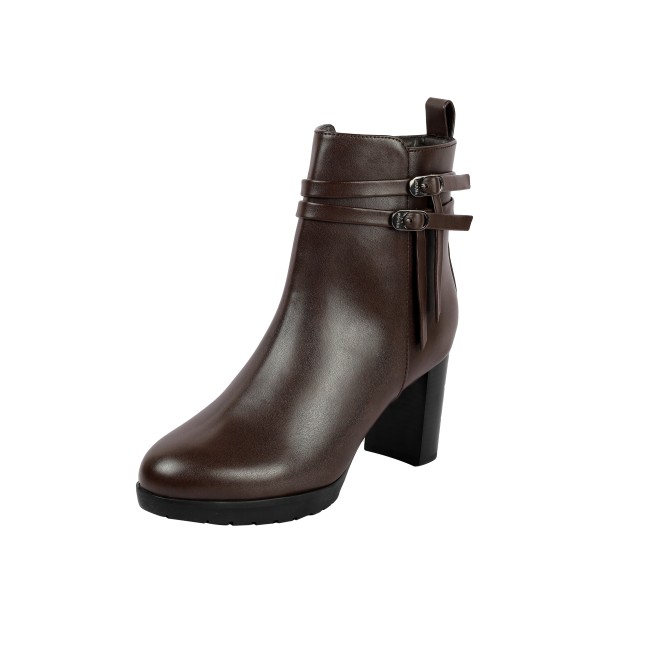 Mochi Women Brown Party Boots (SKU: 31-1029-12-36)